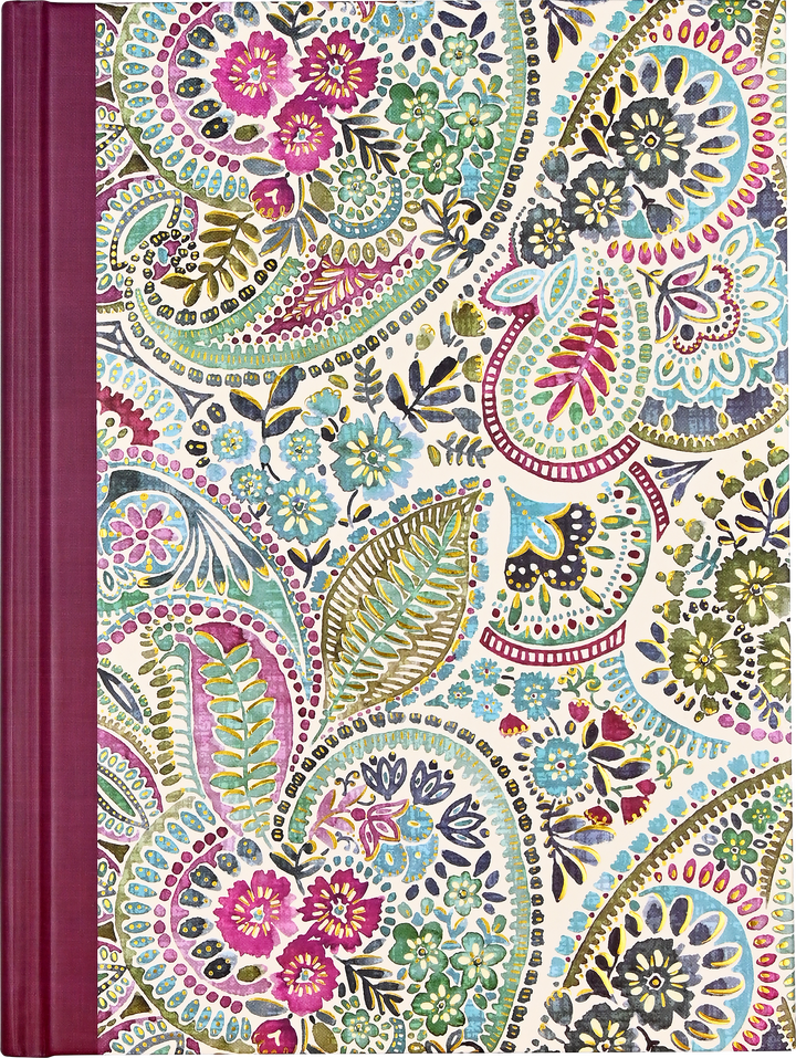 Watercolour Paisley Journal