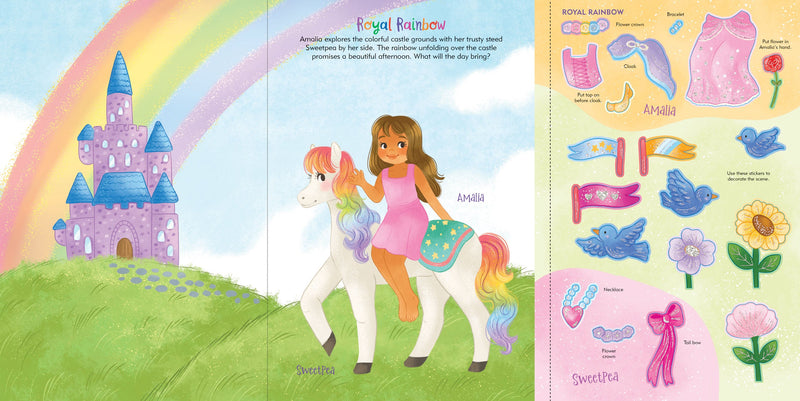 Rainbow Magic Sticker Doll Dress-Up Book