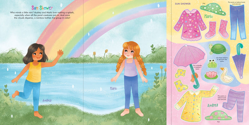 Rainbow Magic Sticker Doll Dress-Up Book