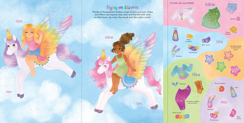 Rainbow Magic Sticker Doll Dress-Up Book