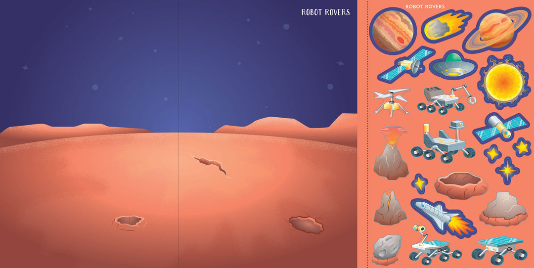 Sticker Scenes - Outer Space – Peter Pauper Press