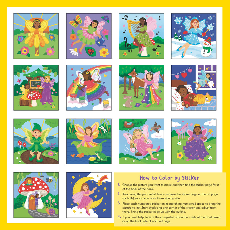 My First Color-by-Sticker Book - Fairies