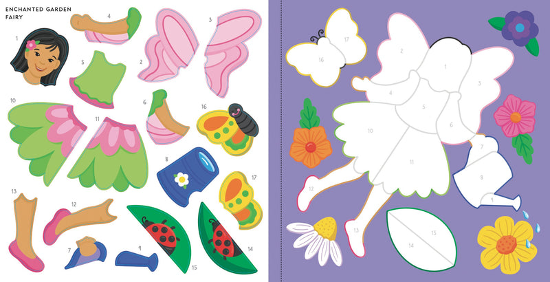 My First Color-by-Sticker Book - Fairies
