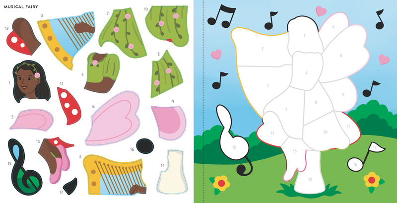 My First Color-by-Sticker Book - Fairies