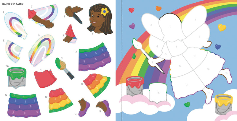 My First Color-by-Sticker Book - Fairies