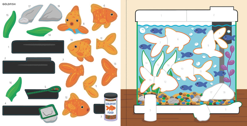 My First Color-by-Sticker Book - Pets