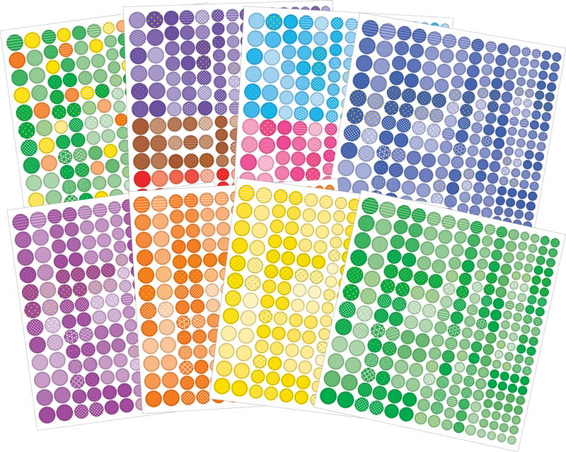 Color-By-Dots Sticker Book - Dinosaurs