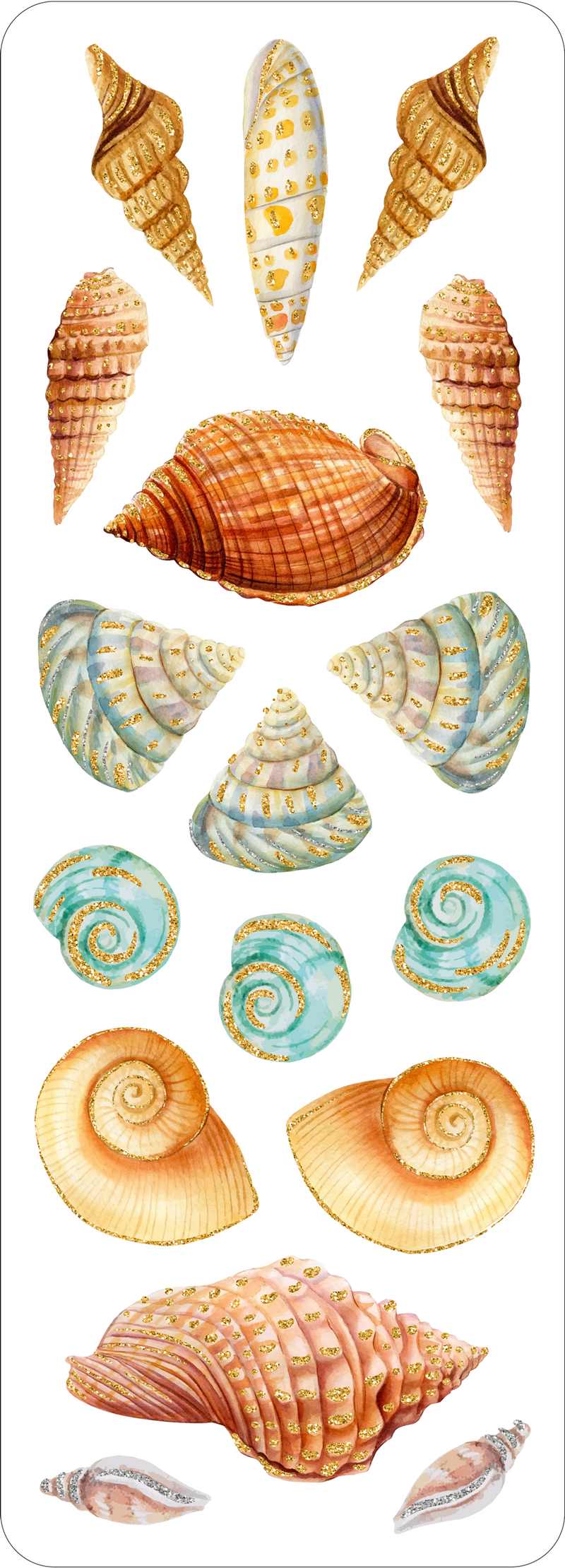 Seashells Sticker Set