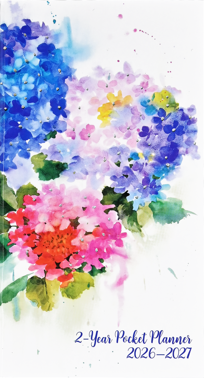 2026-27 Hydrangeas 2-Year Pocket Planner