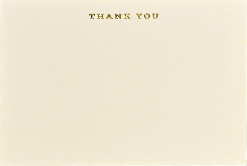 Thank You Correspondence Cards