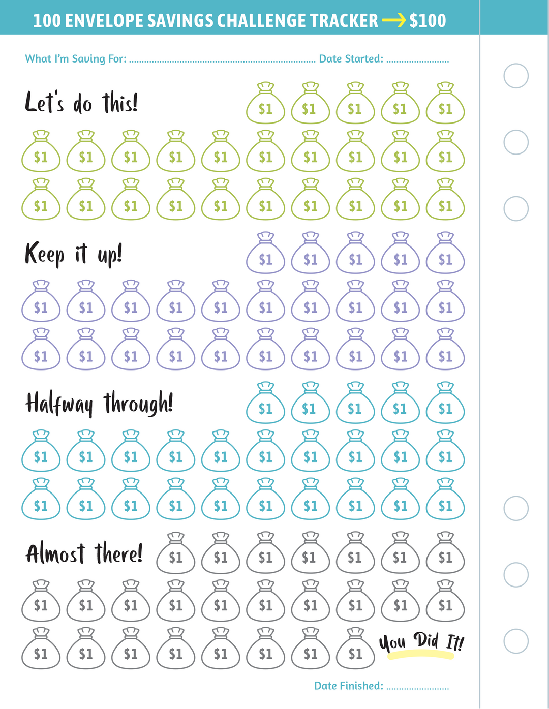 My 100 Envelope Savings Challenge Binder – Peter Pauper Press my-100-envelope-savings-challenge-binder-peter-pauper-press