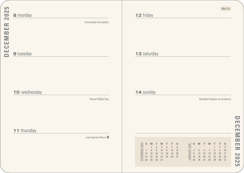 2026 Lavender Wildflowers Weekly Planner