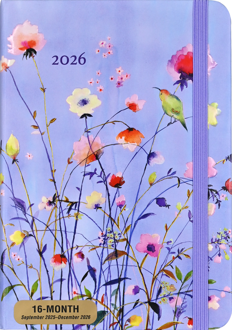2026 Lavender Wildflowers Weekly Planner