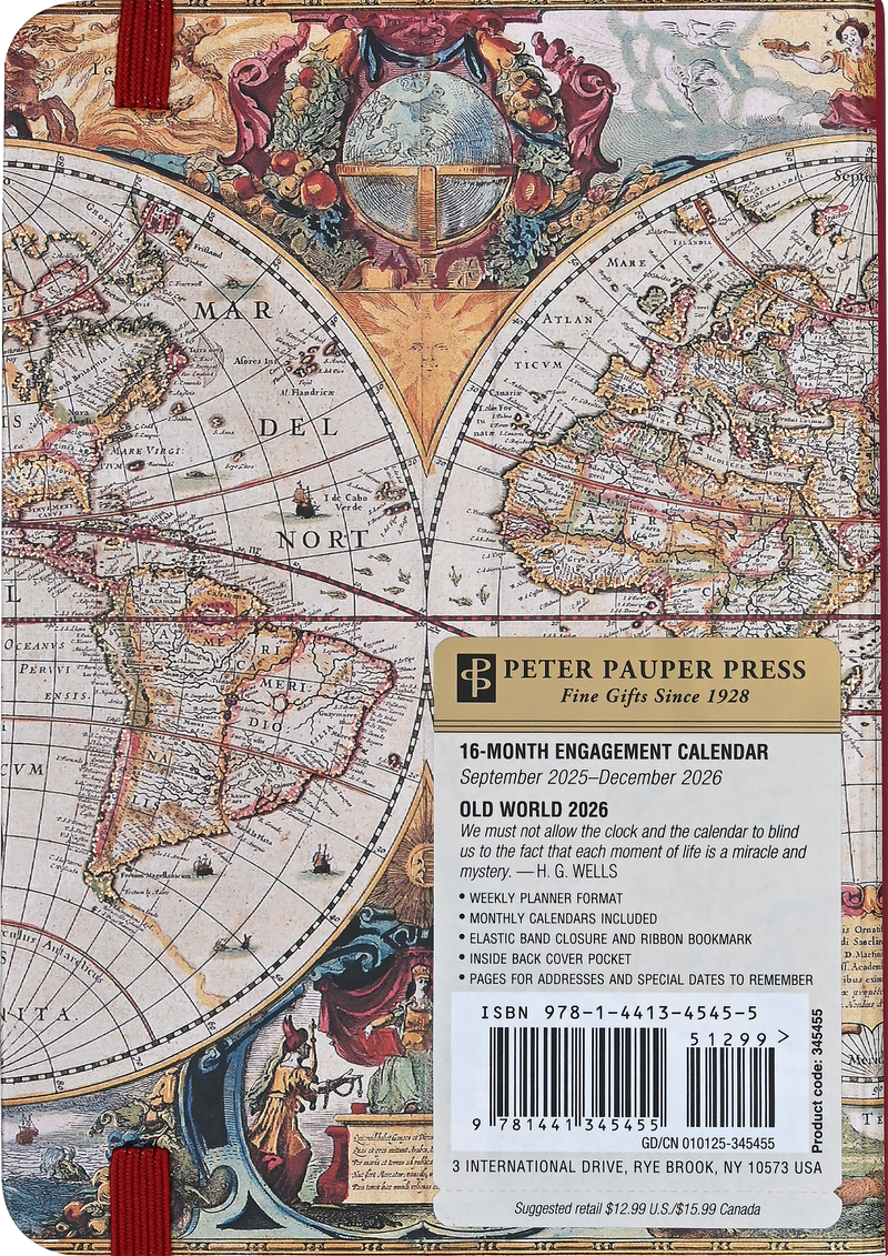 2026 Old World Weekly Planner