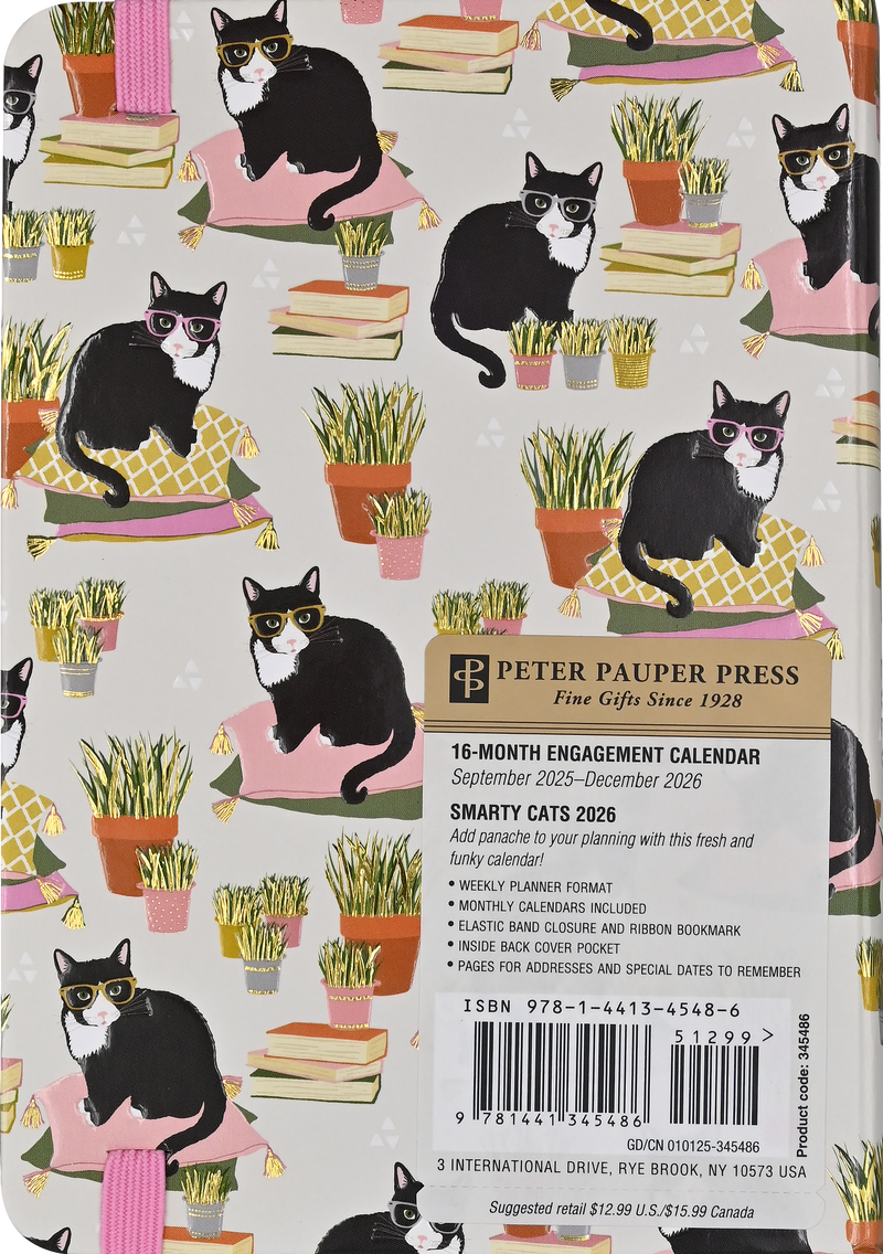 2026 Smarty Cats Weekly Planner