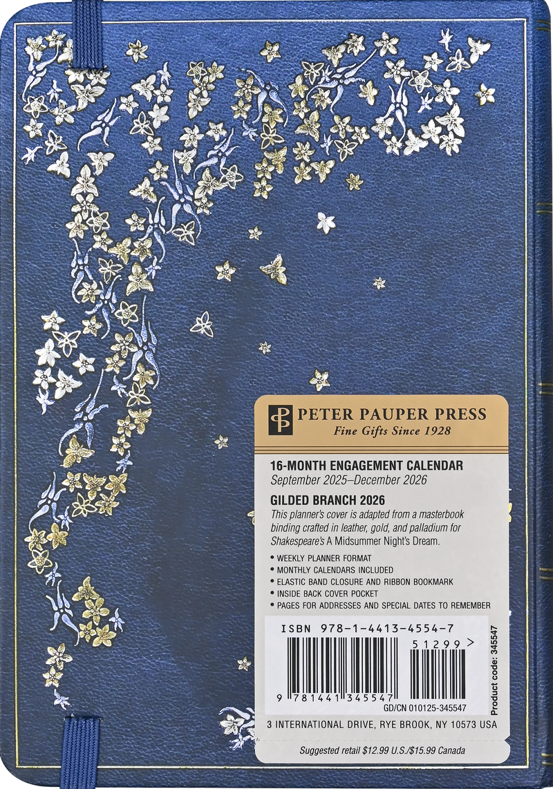 2026 Gilded Branch Weekly Planner