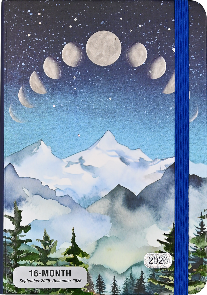2026 Moonlit Mountains Weekly Planner