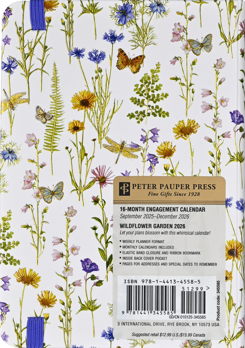 2026 Wildflower Garden Weekly Planner