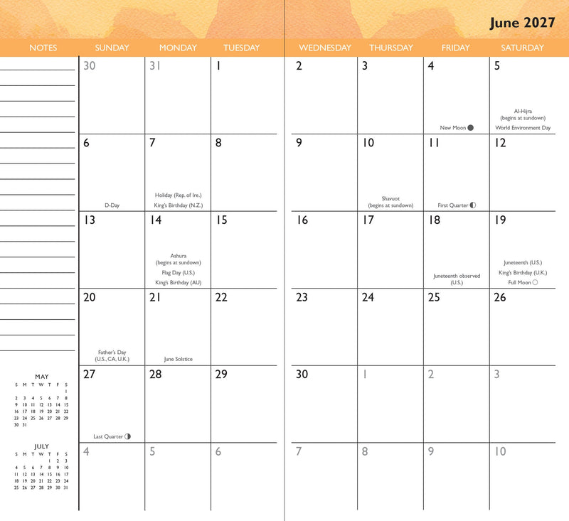 2026-27 Soleil 2-Year Pocket Planner