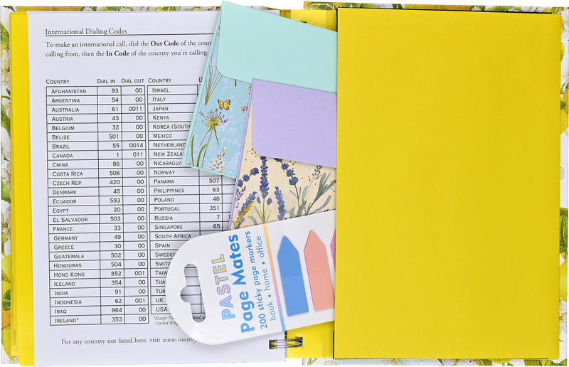 Amalfi Lemons Large Address Book