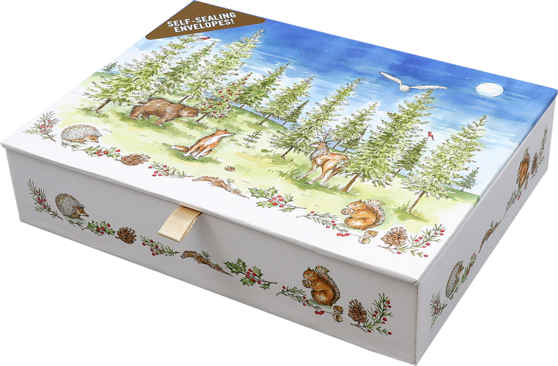 Woodland Wonder Deluxe Boxed Holiday Cards
