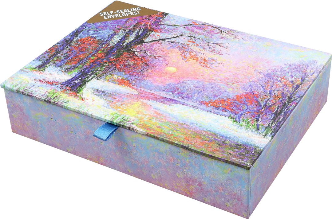 Winter Daybreak Deluxe Boxed Holiday Cards – Peter Pauper Press