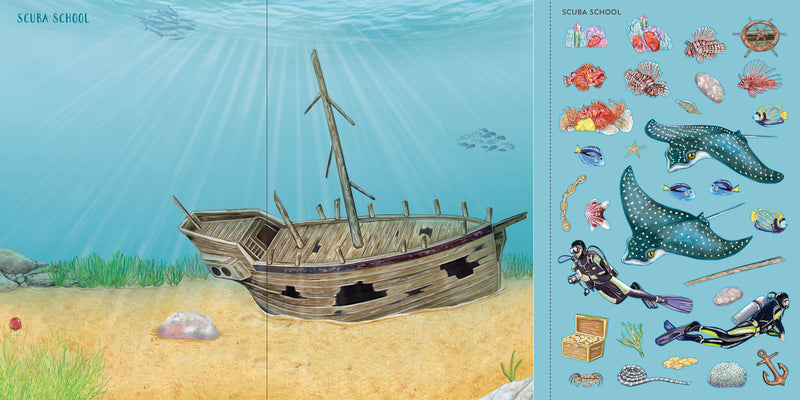Under the Sea Sticker Scenes Book