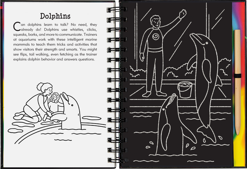 Scratch & Sketch At the Aquarium