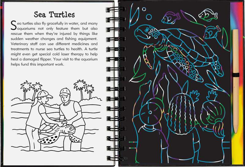 Scratch & Sketch At the Aquarium