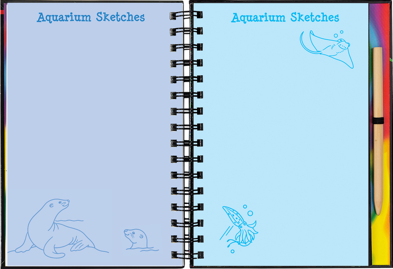 Scratch & Sketch At the Aquarium
