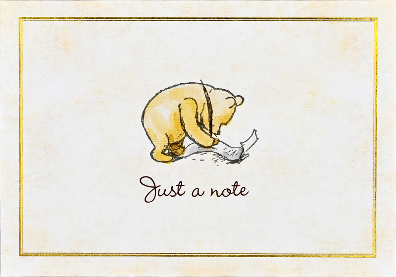 Winnie-the-Pooh Note Cards