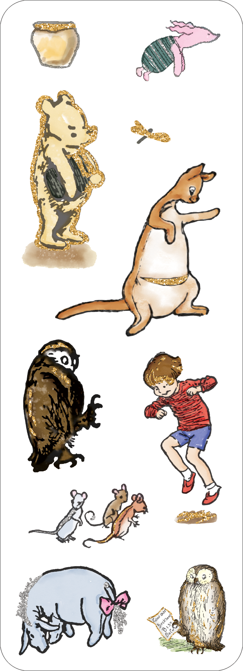 Winnie-the-Pooh Sticker Set
