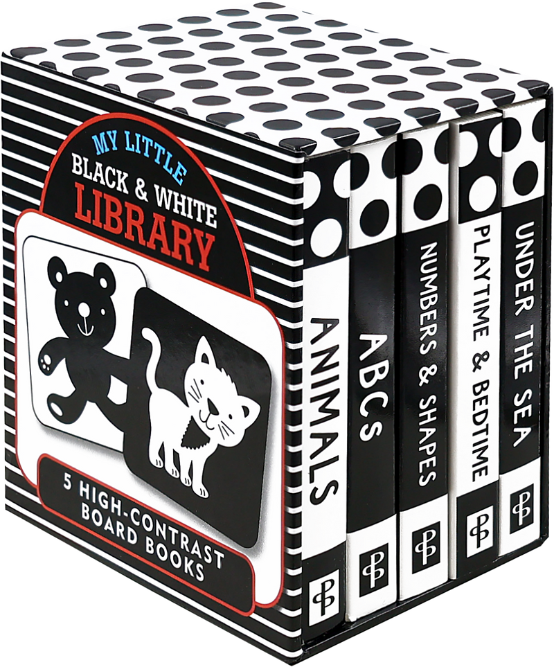 My Little Black and White Board Book Library