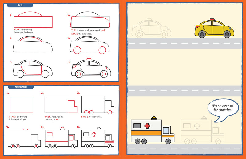 Learn to Draw . . . Cars, Trucks, & Trains!