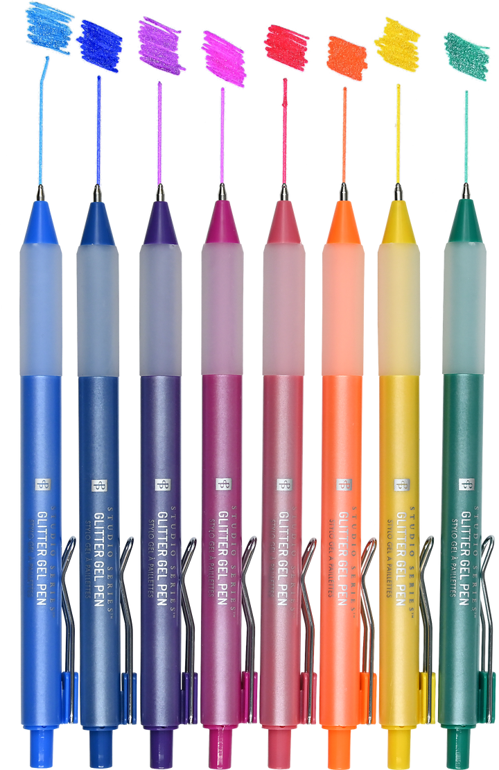 Studio Series Glitter Gel Pens – Peter Pauper Press