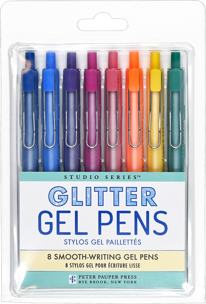 Studio Series Glitter Gel Pens – Peter Pauper Press