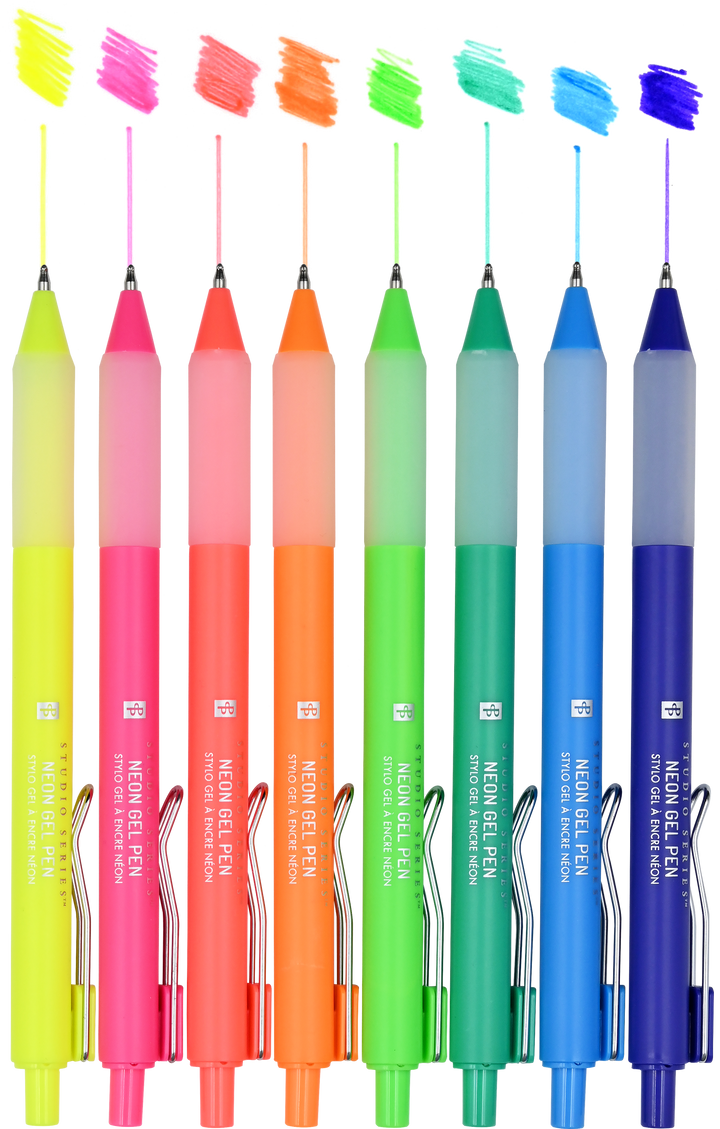Studio Series Neon Gel Pens – Peter Pauper Press