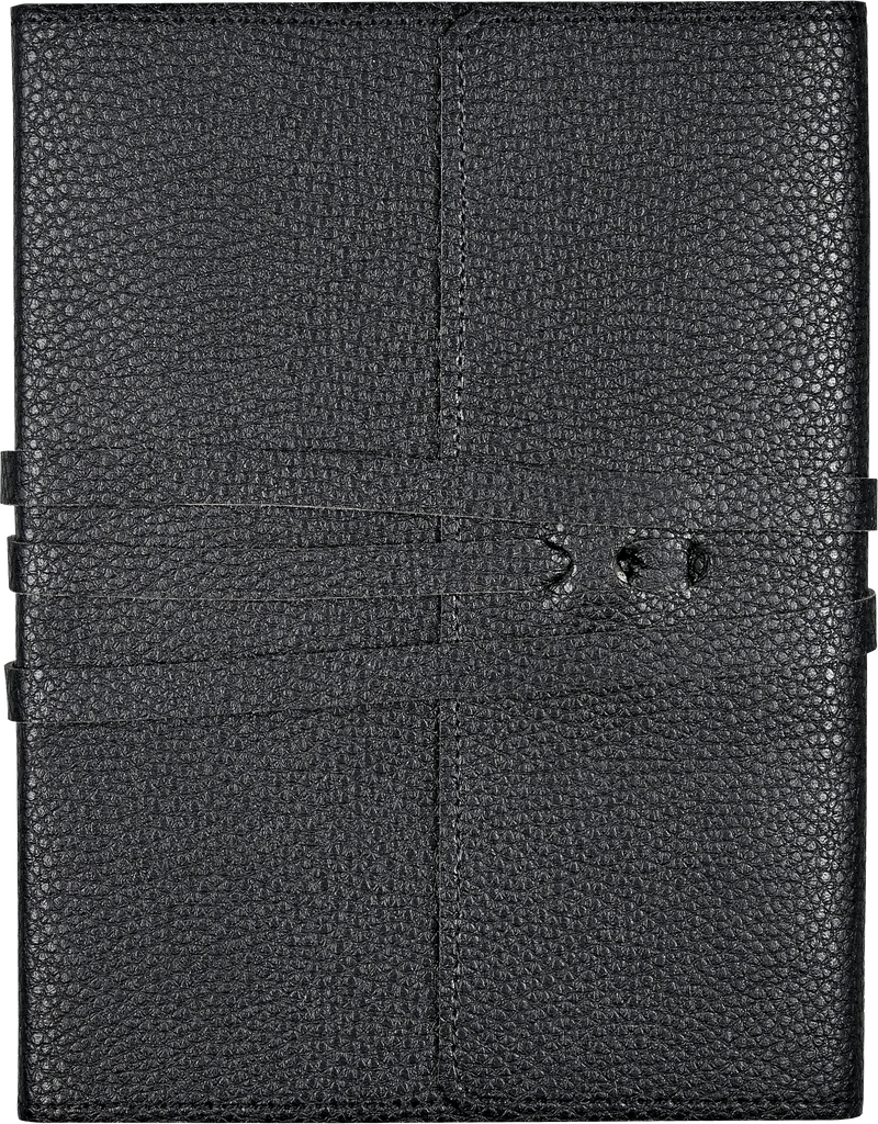 Black Leather Wrap Journal