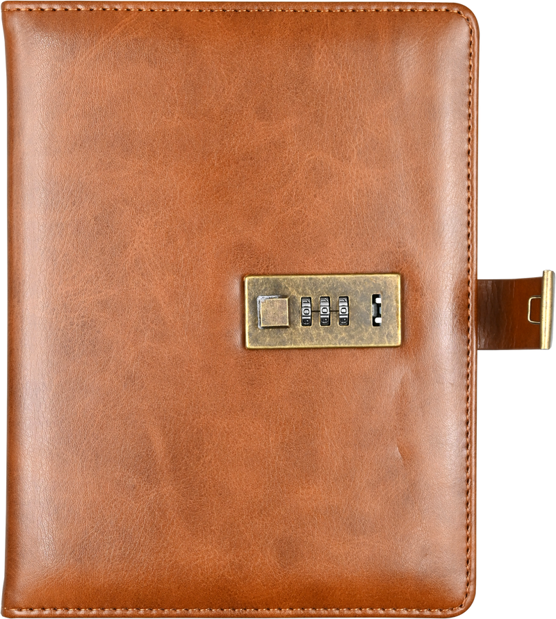 Brown Artisan Locking Journal