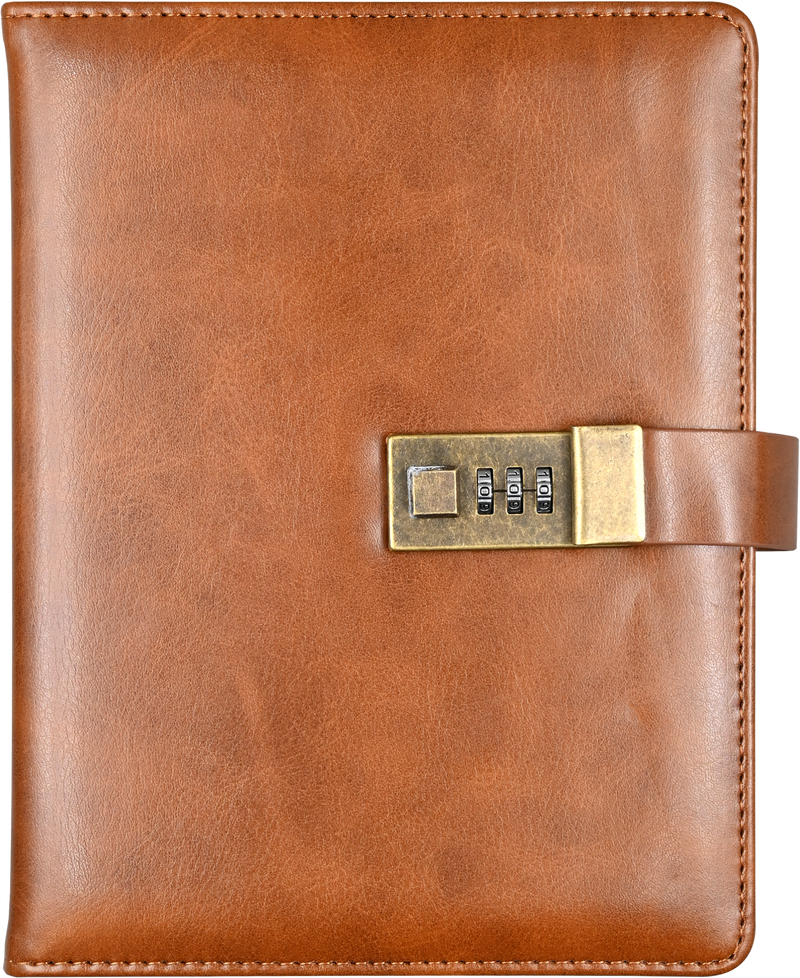 Brown Artisan Locking Journal