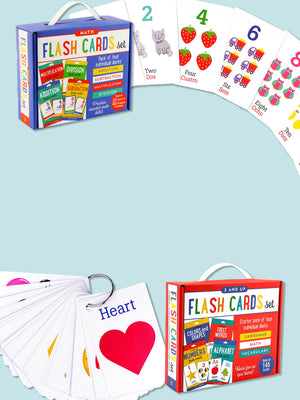 Large educational flash card holder