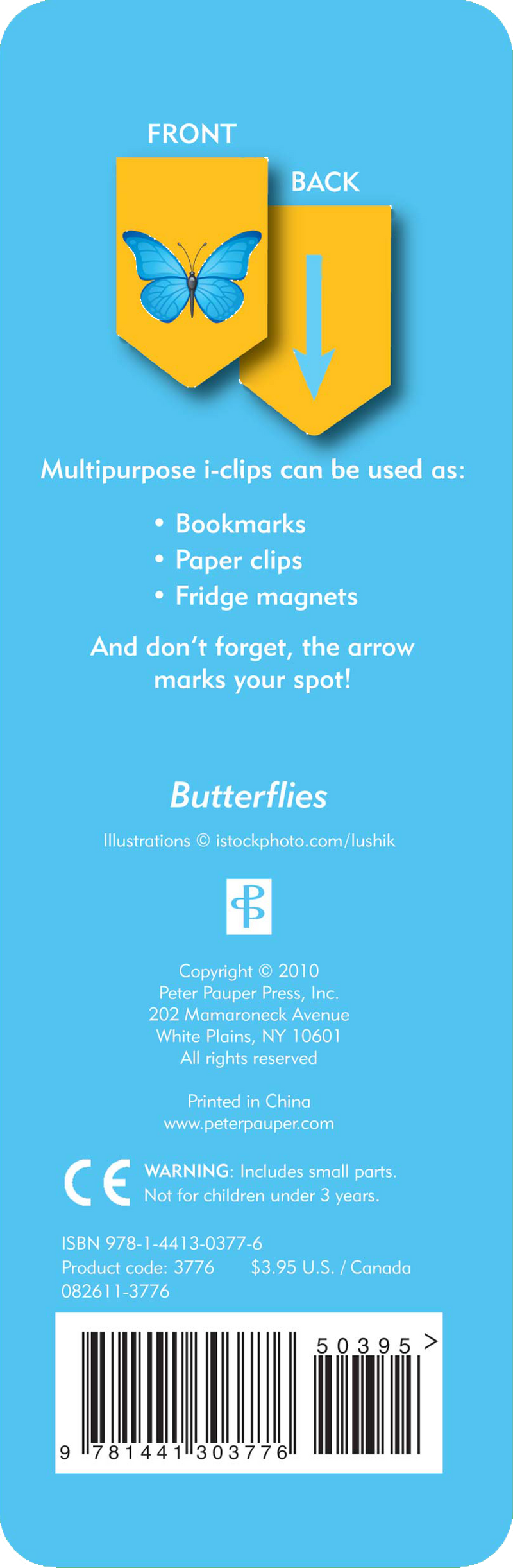Butterflies I-clips Magnetic Page Markers