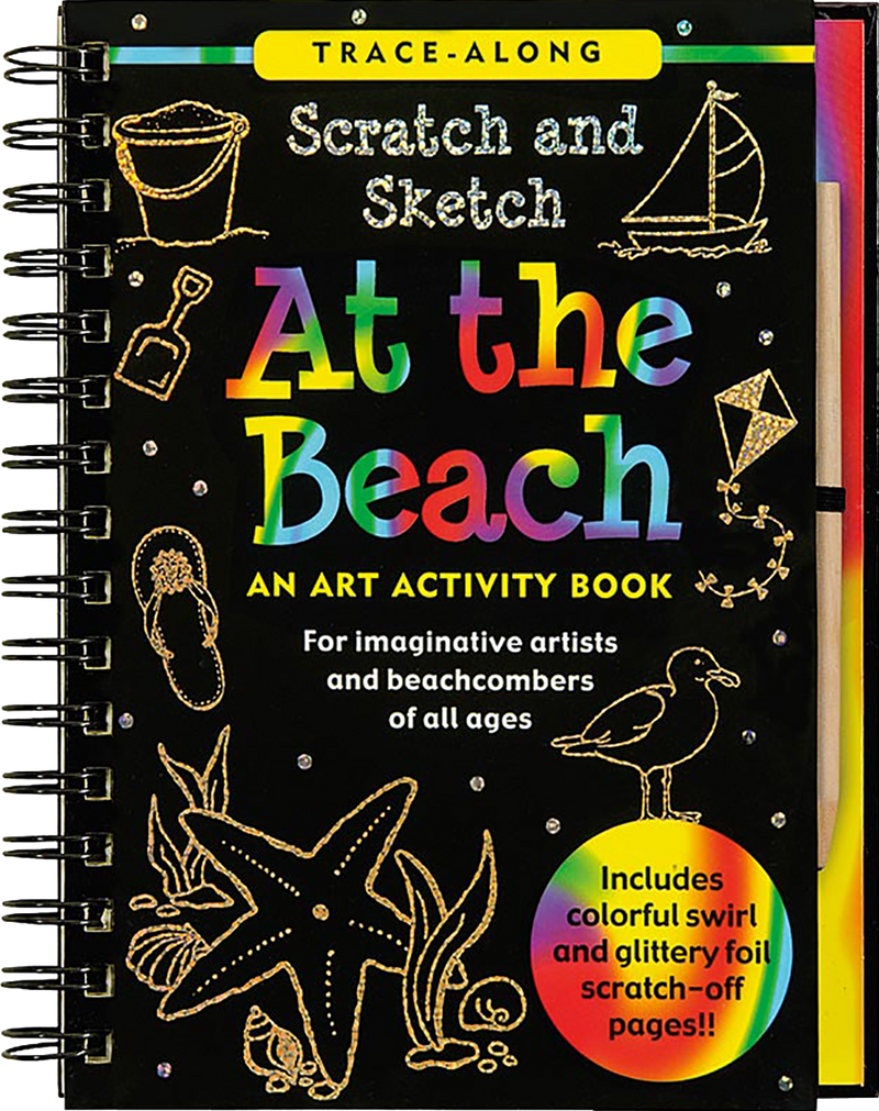 At The Beach Scratch &amp; Sketch