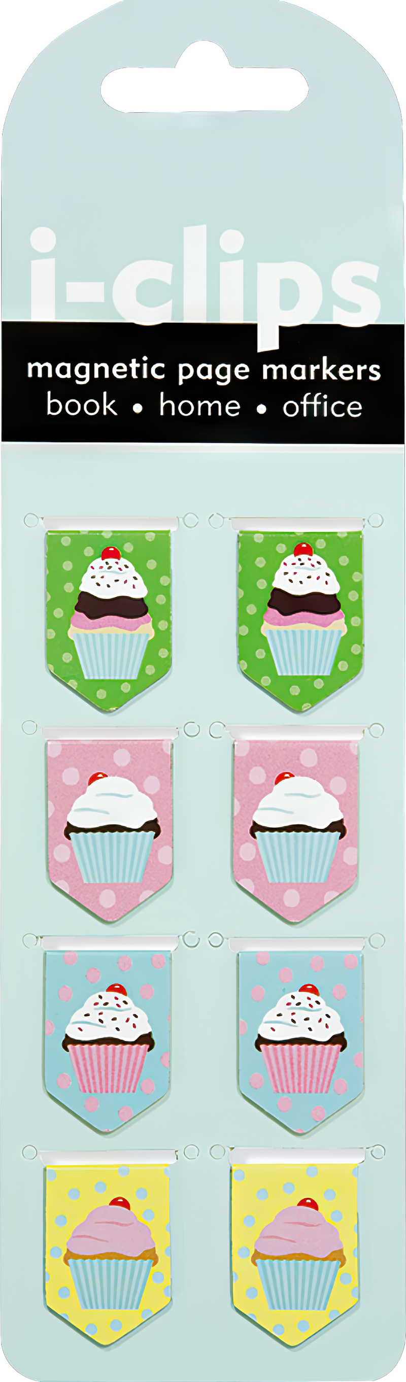 Cupcakes i-clips Magnetic Page Markers