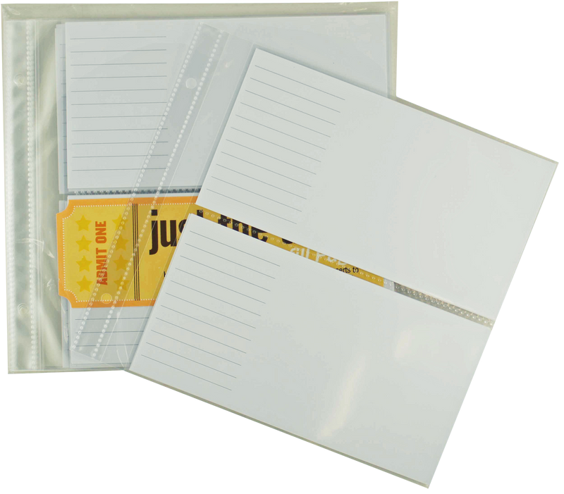 Just The Ticket Refill Sheets