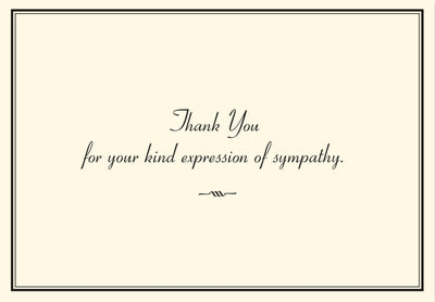 Sympathy Thank You Notes