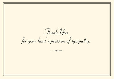 Sympathy Thank You Notes