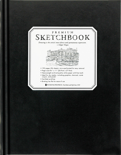 Large Black Premium Sketchbook