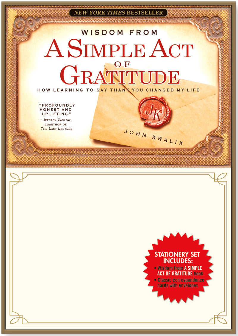Simple Act of Gratitude Stationery Set