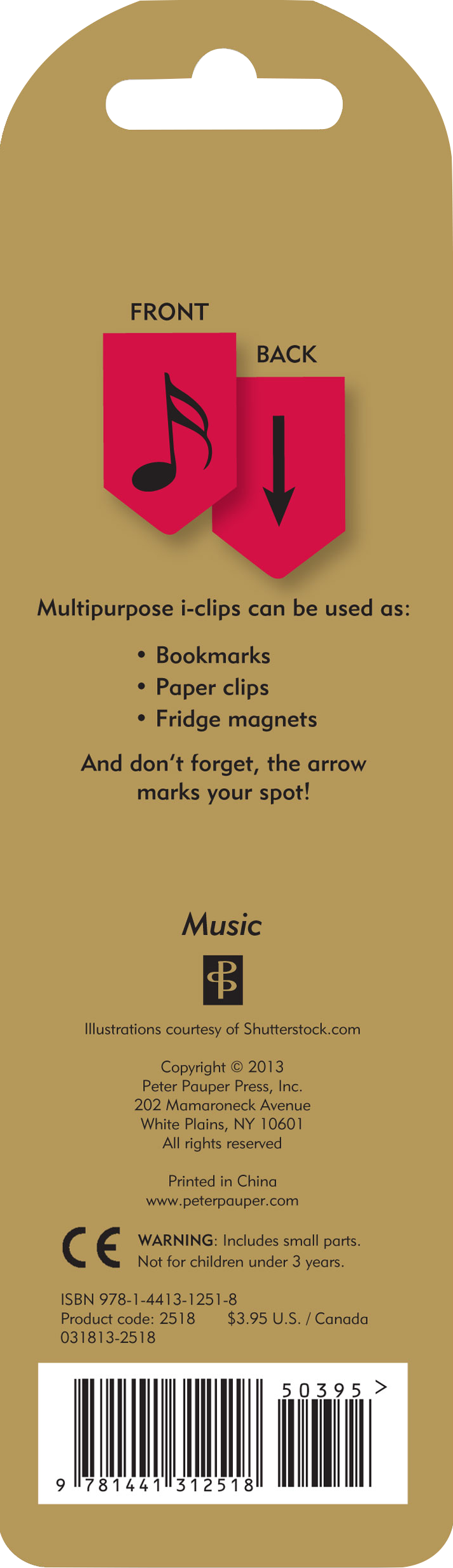 Music i-clips Magnetic Page Markers